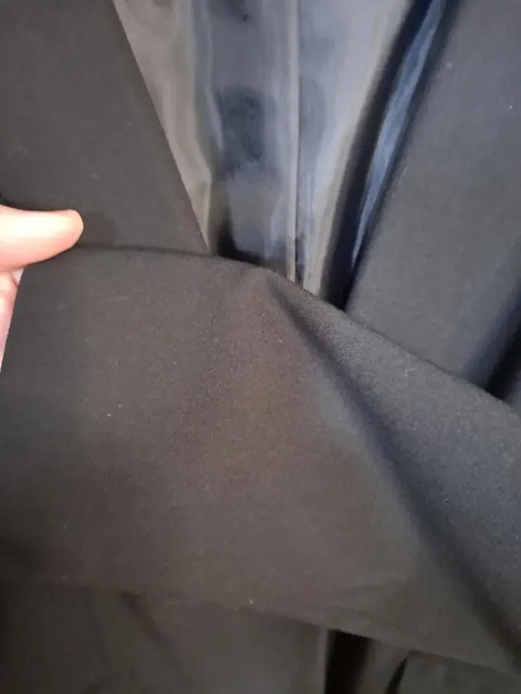 Calvin Klein Black 1‎ Button Blazer with Front Pockets Size 8